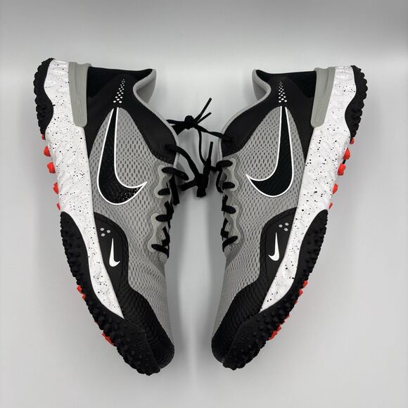 Size 13 Nike Alpha Huarache Elite 3 Turf Light Smoke Grey Baseball CK0748-011